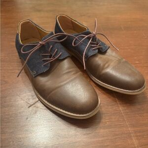 Seven 91 Brown Oxford Shoes with Denim Upper size 10